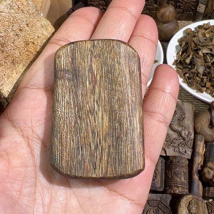 沉香碎屑沉香白棋楠沉香牌13.9克