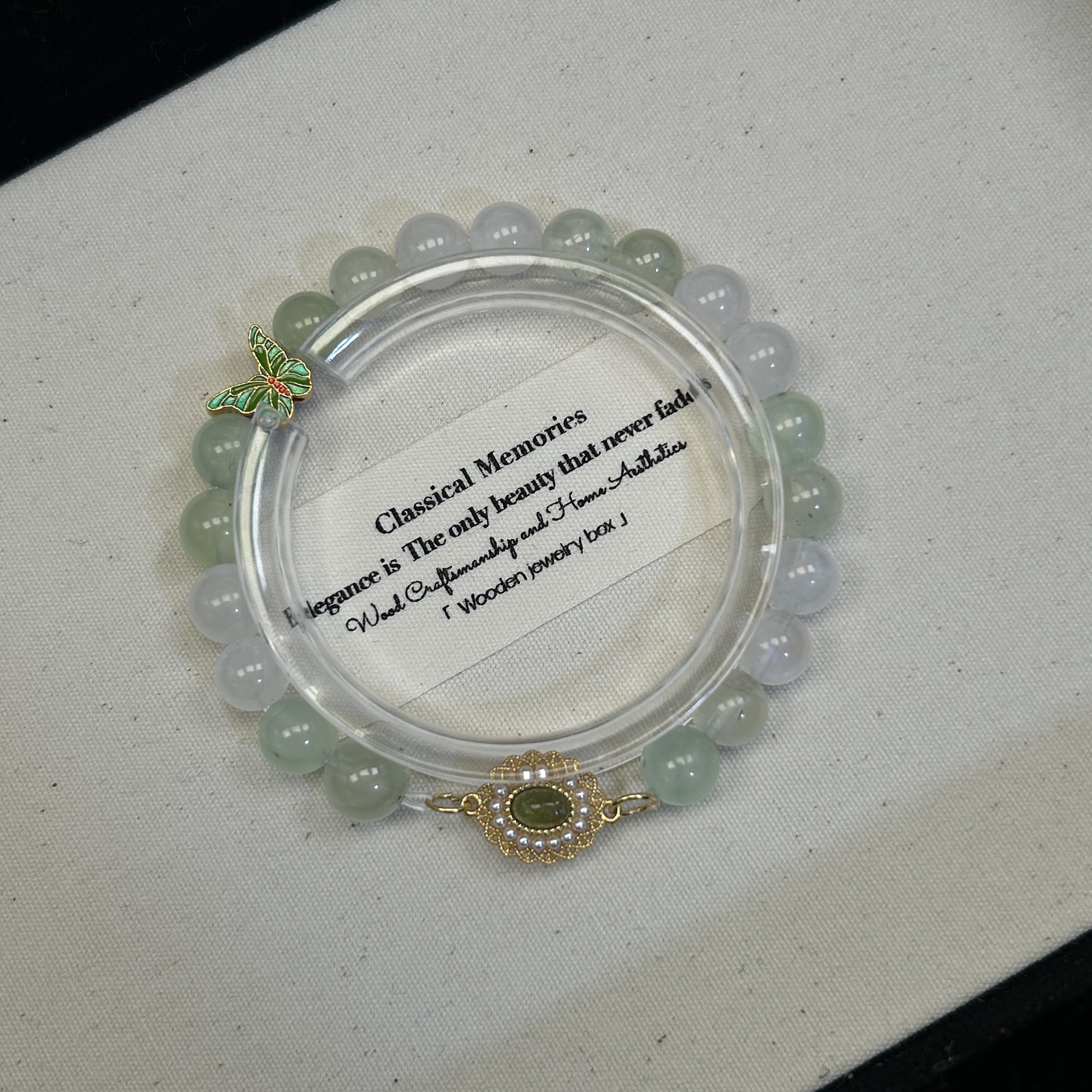 【春天】天然水晶手串手链Y044