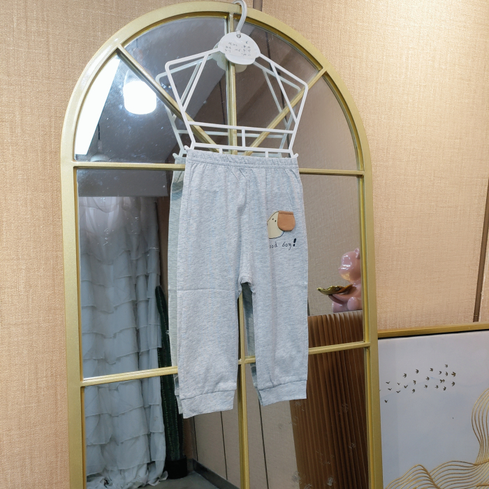 AE202   宝宝灰色单层裤子