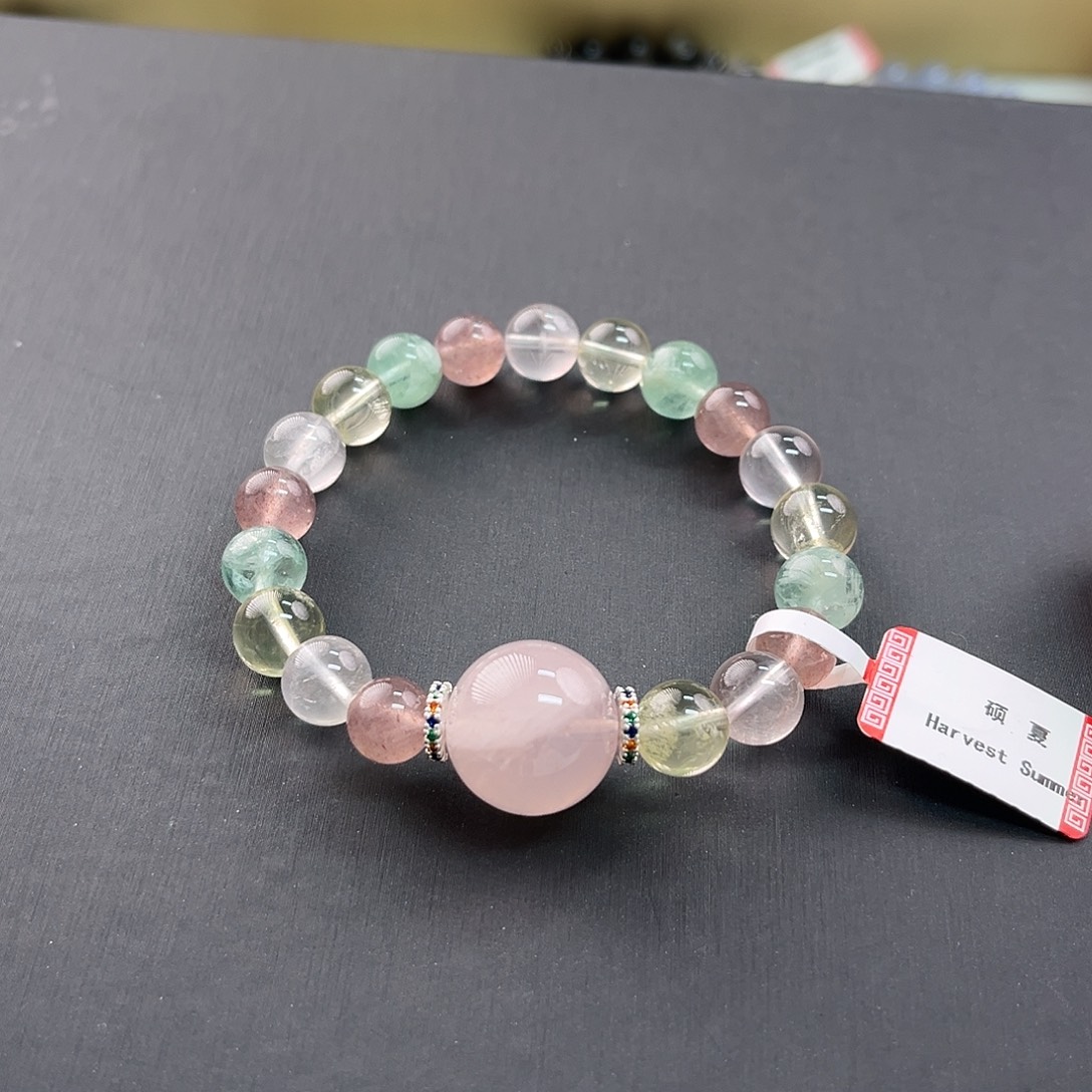 手链未镶嵌水晶水晶多宝设计款手串