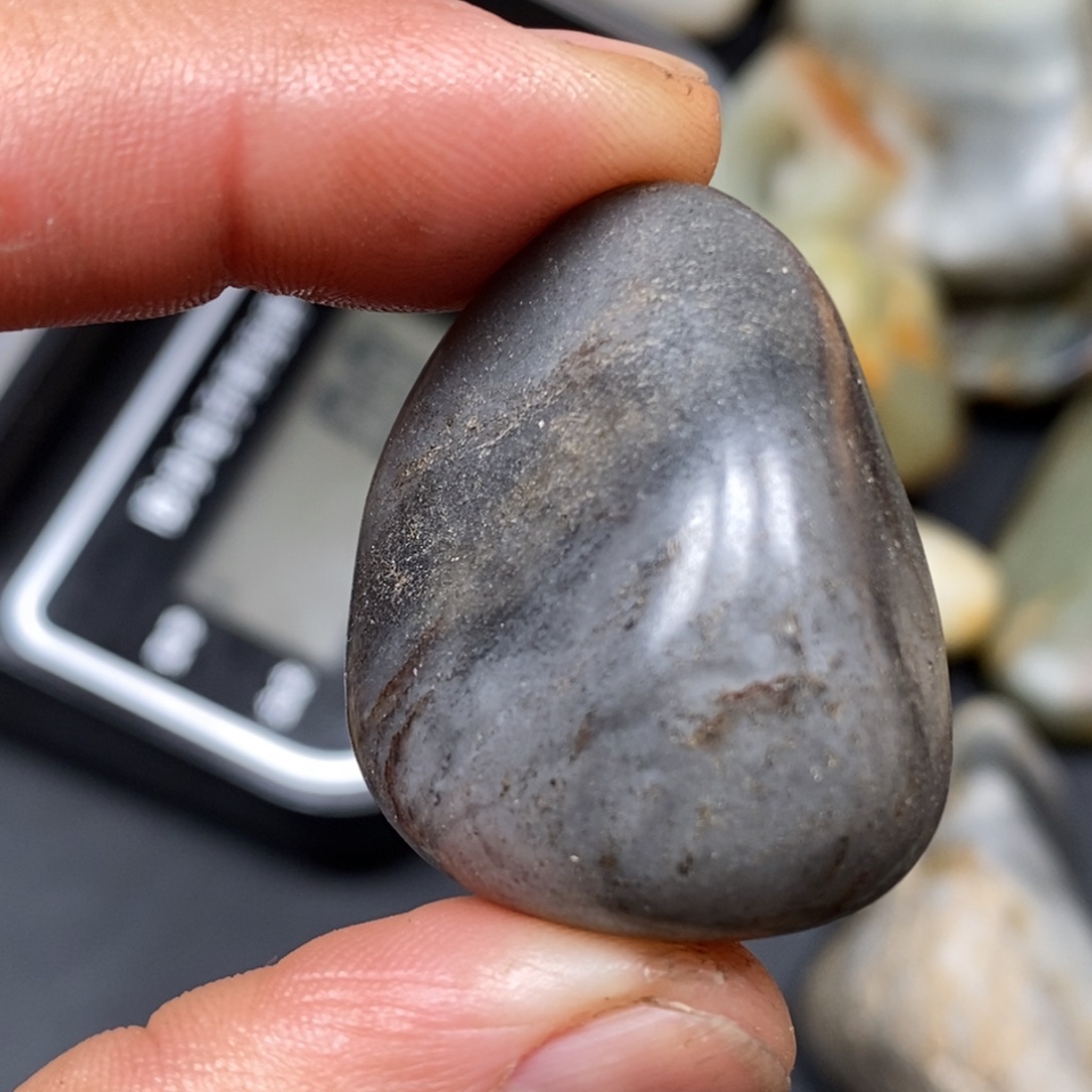 和田玉挂件银S925镀金镶嵌