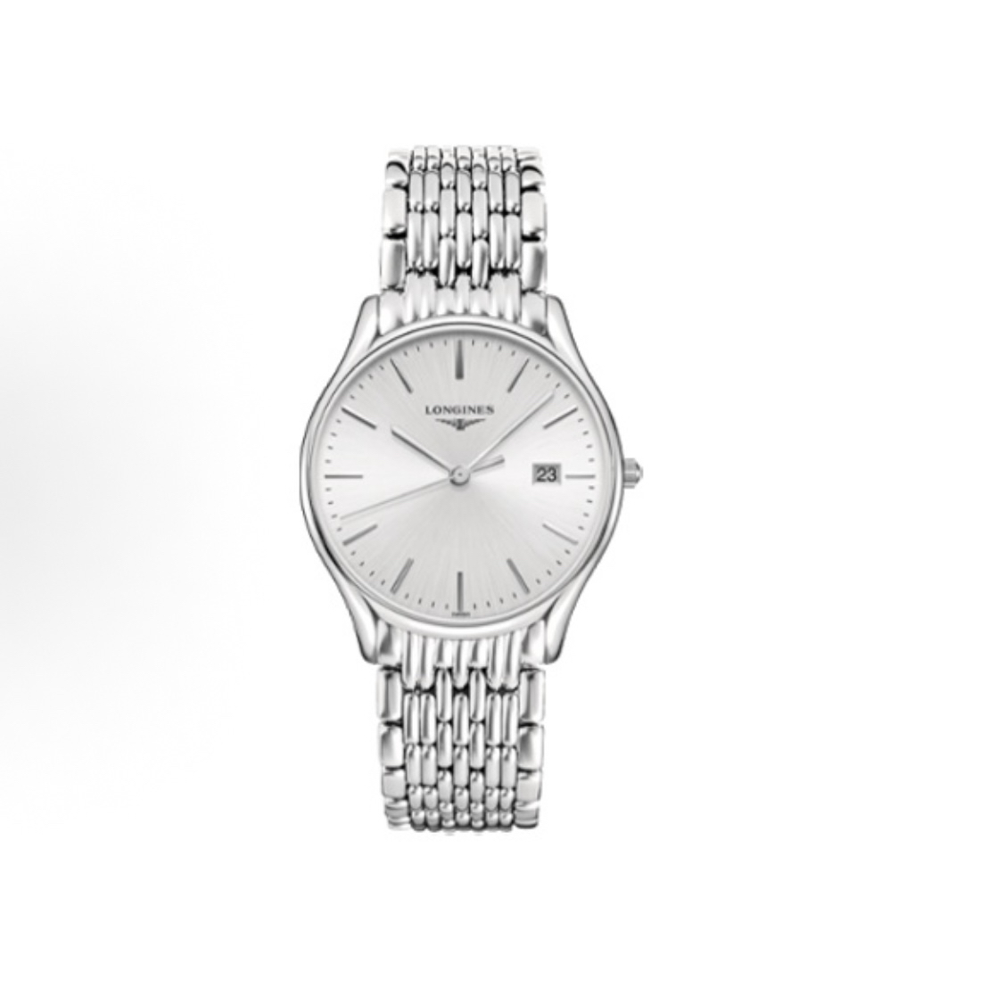 99新 Longines/浪琴 律雅859/38.5mm/石英男表