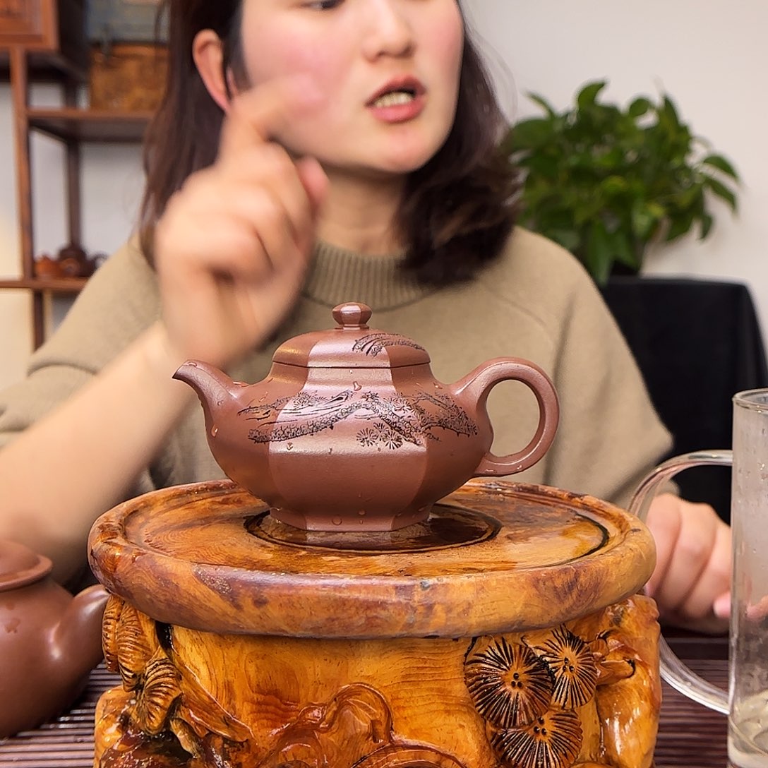 紫砂茶壶姚黎明老师250c c