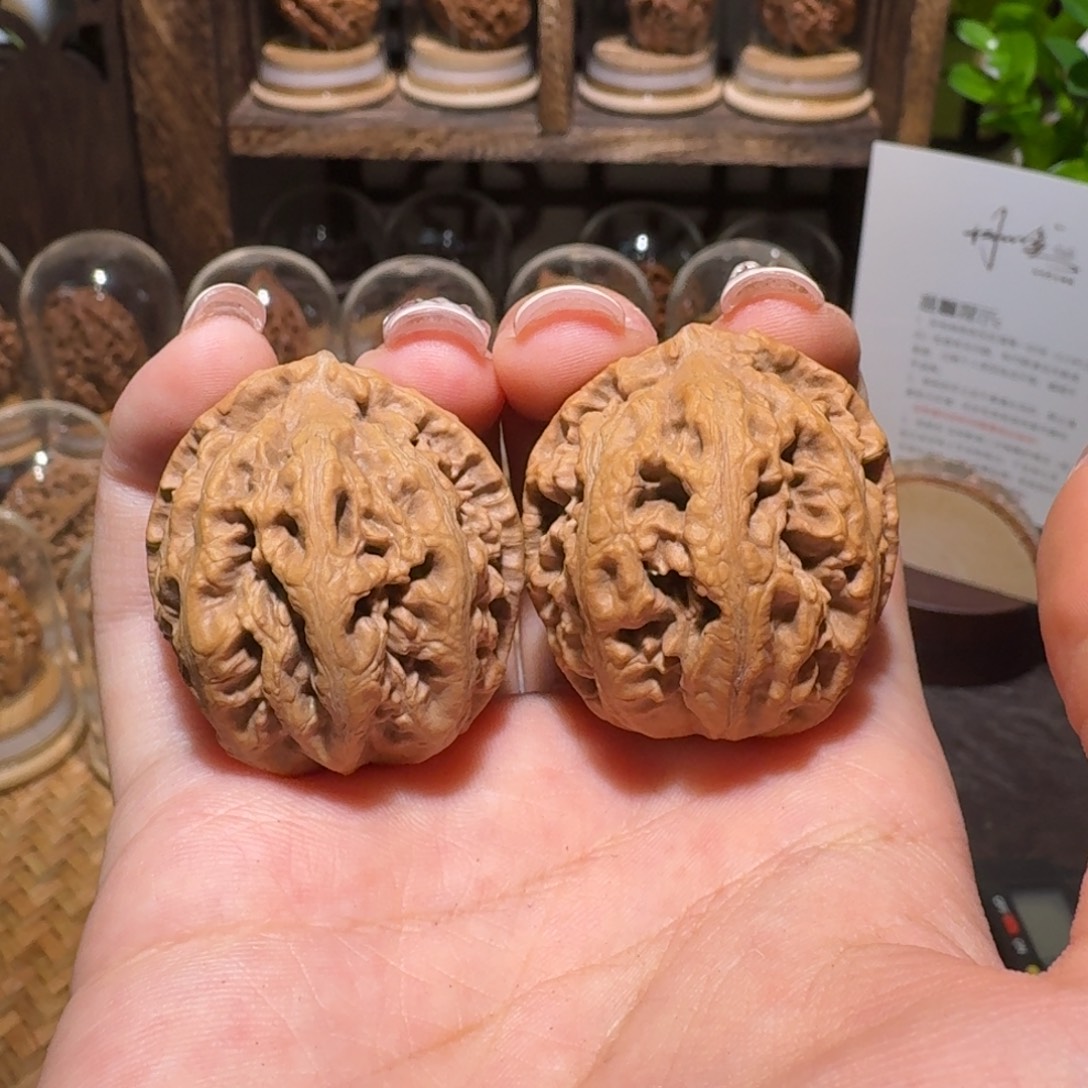 文玩核桃把件蚂蚁龙珠