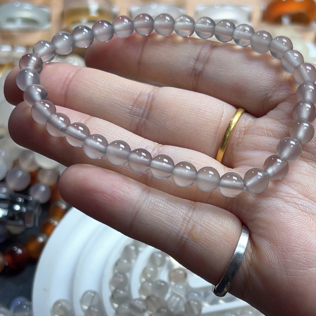 玛瑙/玉髓未镶嵌手链