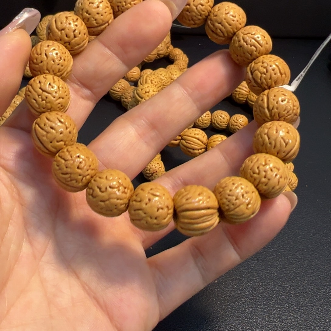 桃核吊坠一物一图精品金单