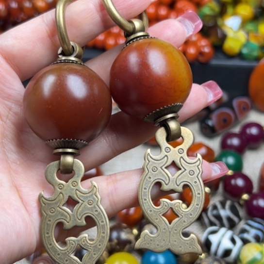 翱***翔玛瑙/玉髓颈饰未镶嵌