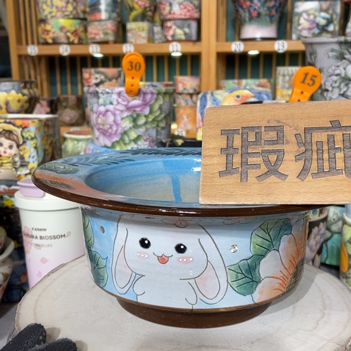 红陶景德镇艺术手绘作品