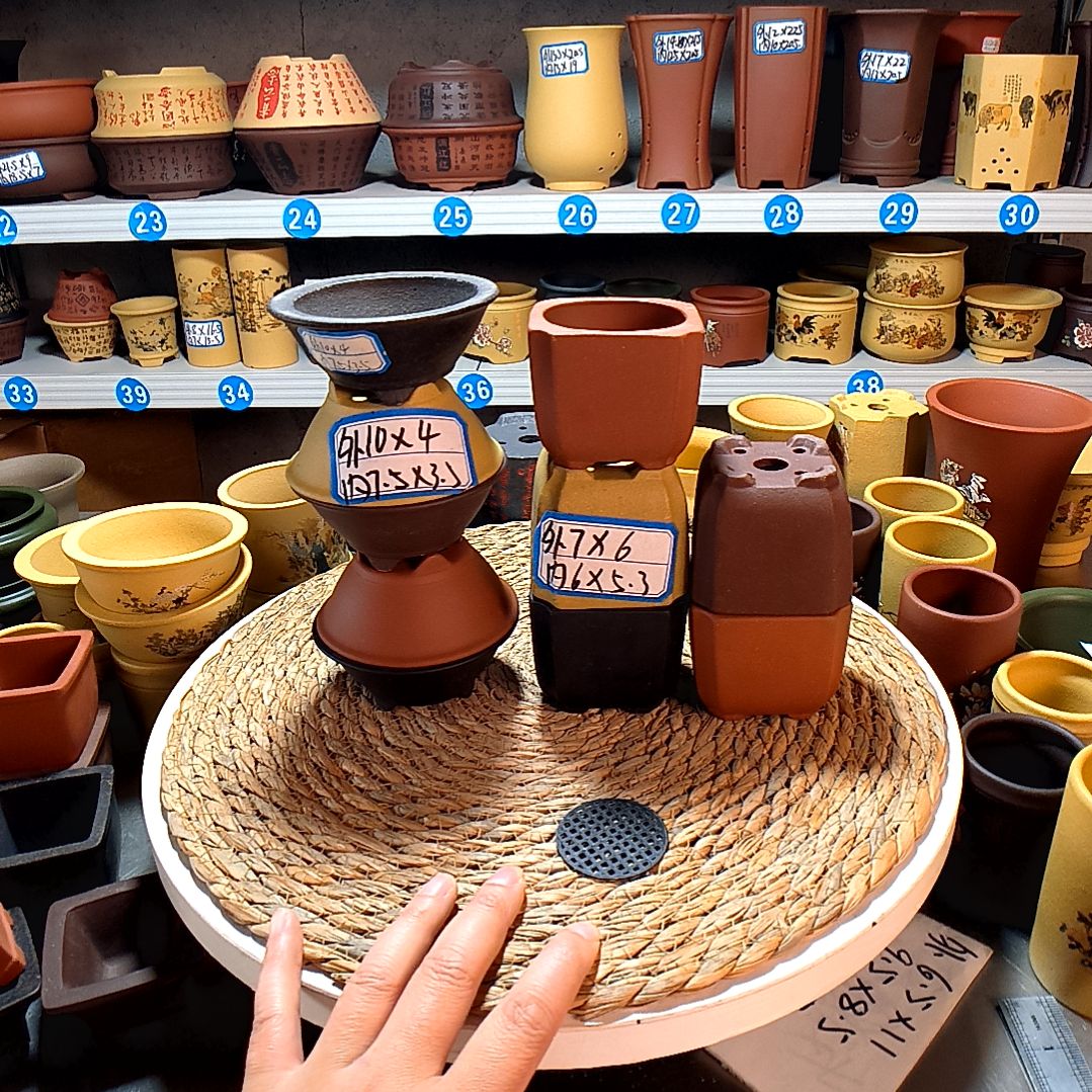 宜兴紫砂紫砂花盆花盆