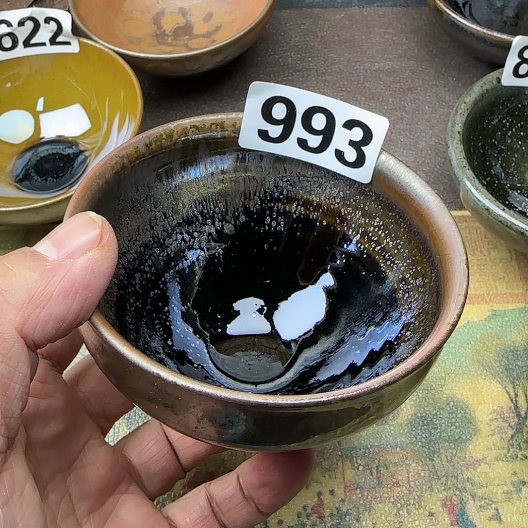 茶盏建盏杯主人杯龙窑柴烧