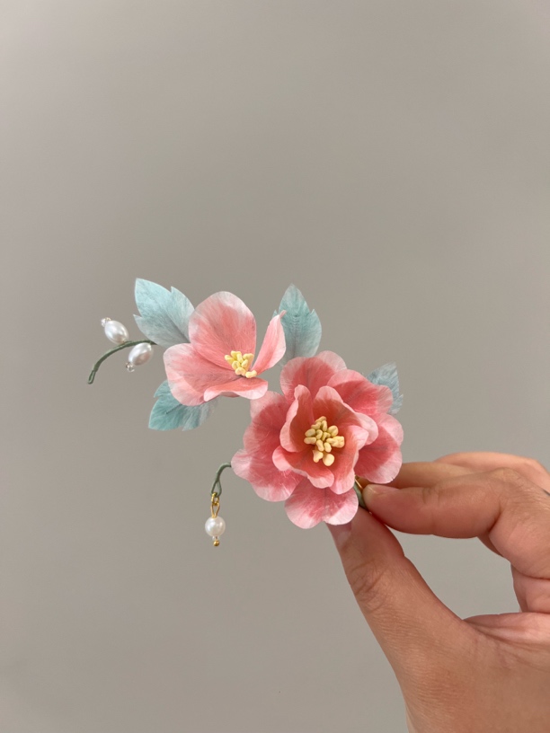 闫颜发饰   纯手工发夹发饰