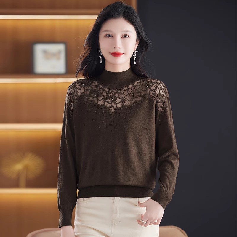 【臻品】JC001-JC100号 高级感秋冬洋气百搭减龄针织上衣毛衣 【婷】