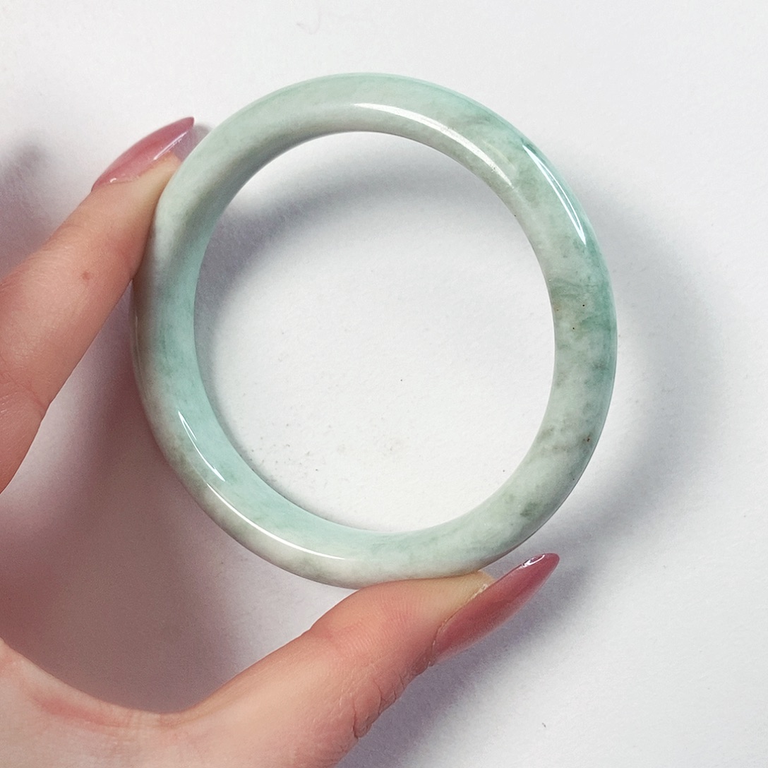 蓝田玉（蛇纹石化大理石玉）手镯未镶嵌