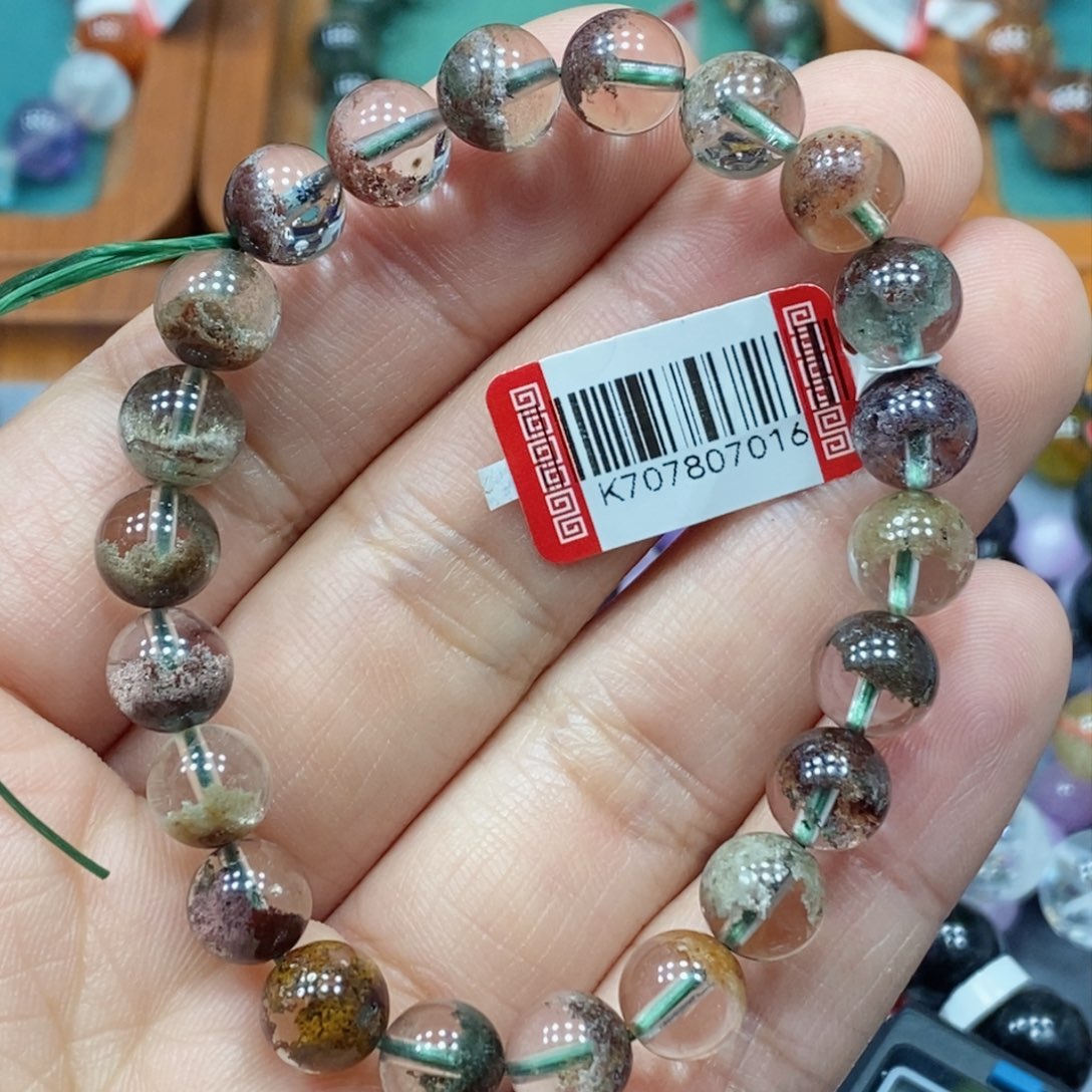 水晶手串未镶嵌天然