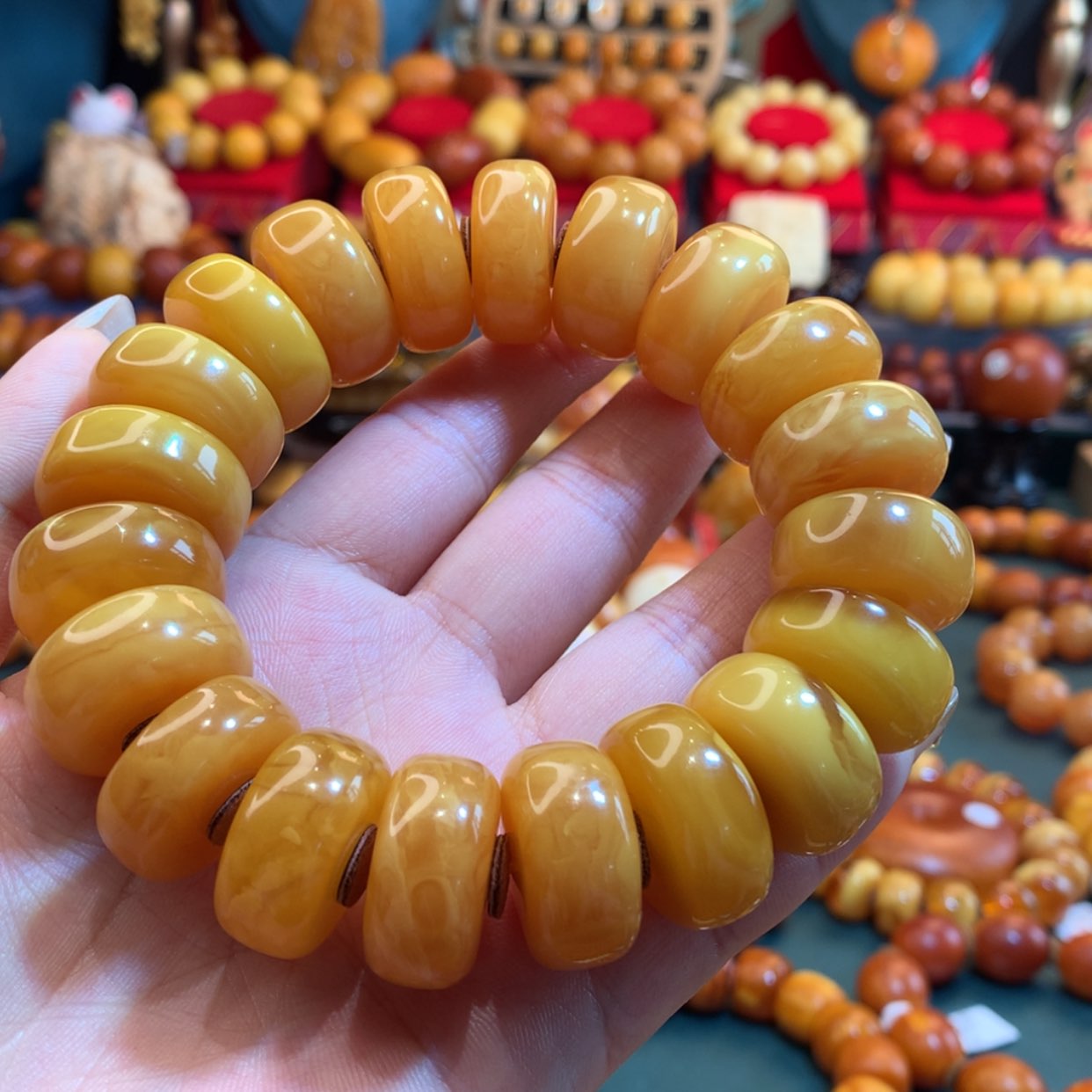 【闪购商品】蜜蜡手串未镶嵌蜜蜡手串