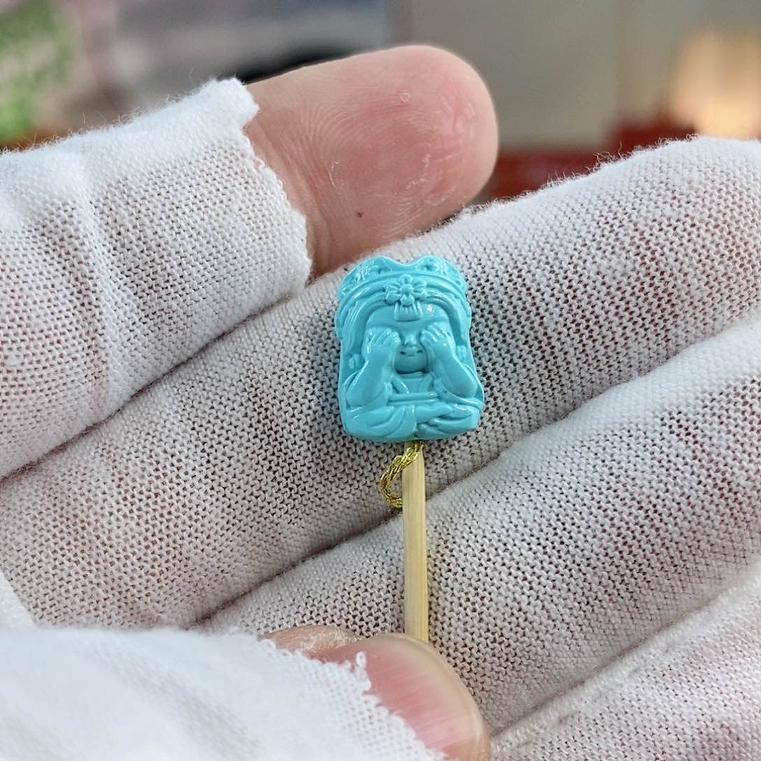 绿松石珠宝奇石未镶嵌