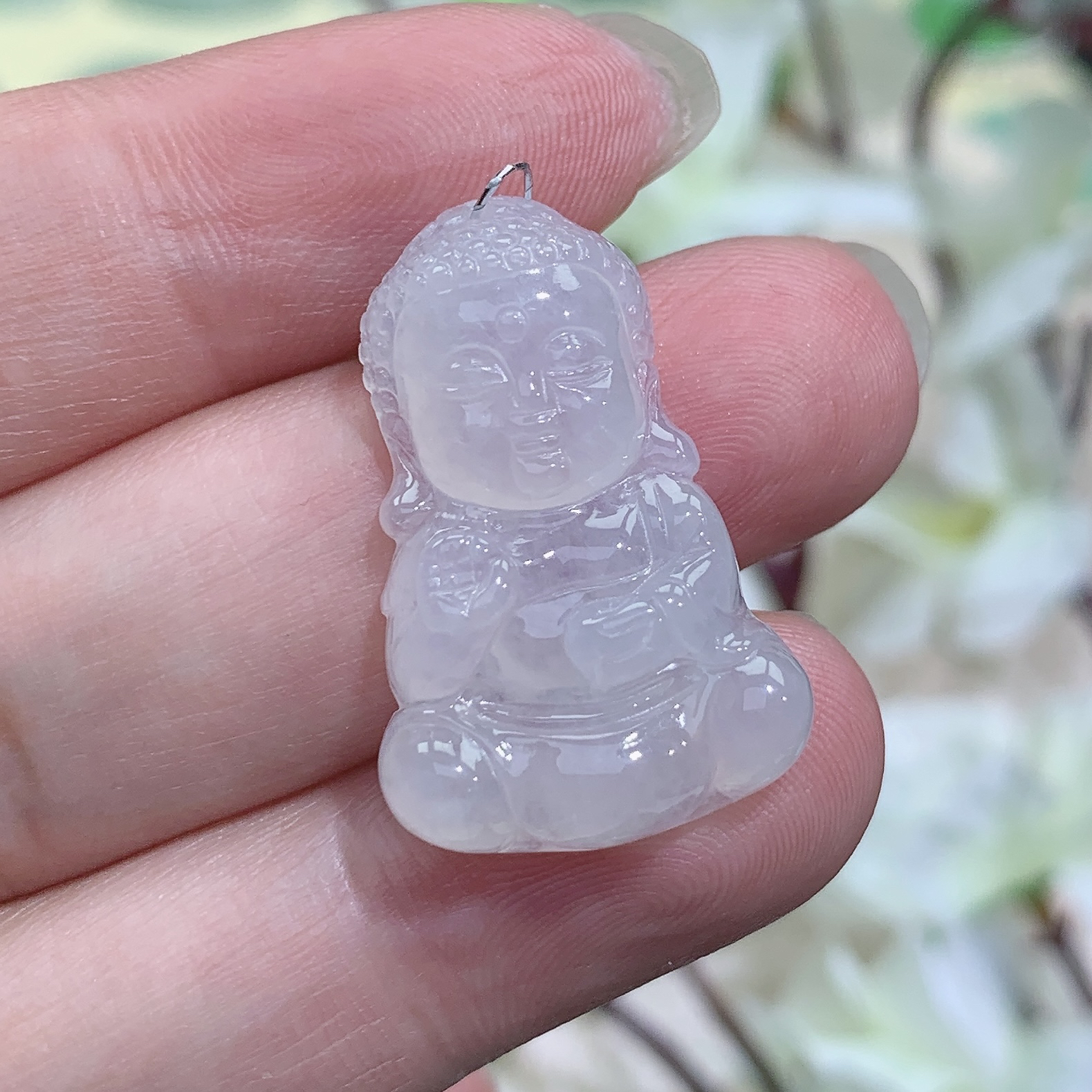 4.77g 冰种 宝宝佛 吊坠 缅甸 天然 翡翠 A货 27.6×18.2×5.8mm