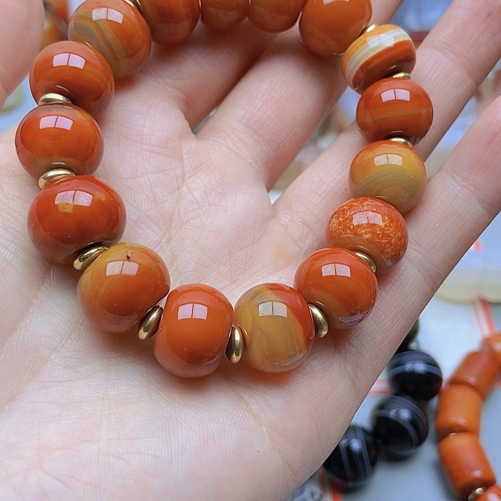 【闪购商品】玛瑙/玉髓珠宝半成品未镶嵌越**野