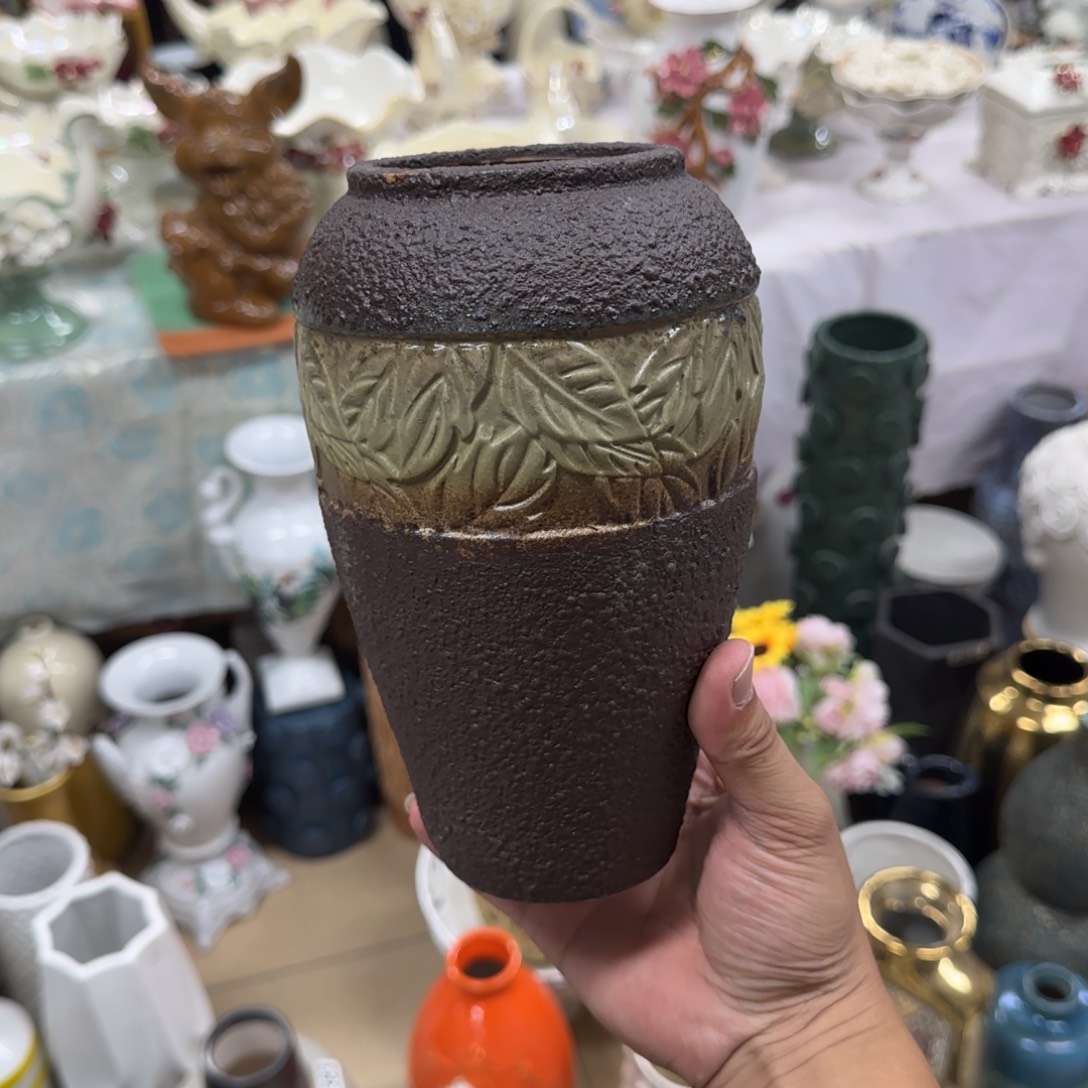 瓷片陶瓷工艺花瓶摆件
