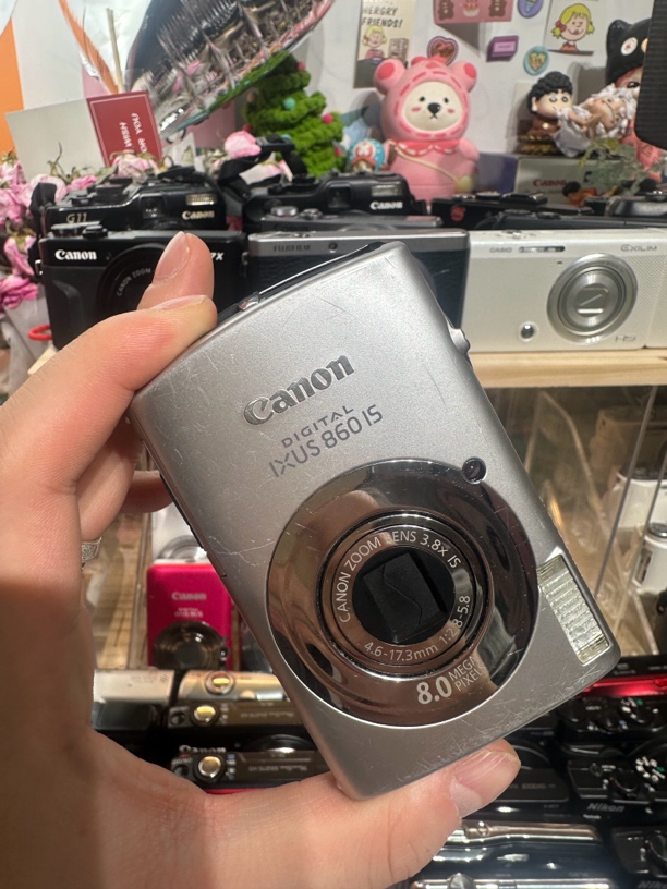 95新 Canon/佳能 佳能ixus860功能正常800w像素冷白奶油肌