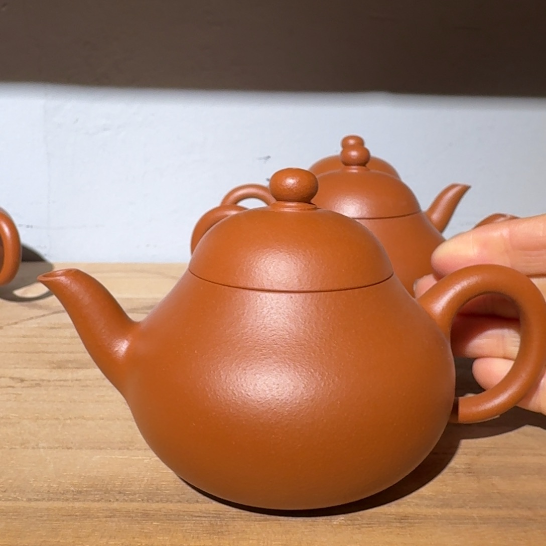 朱泥茶壶160毫升左右