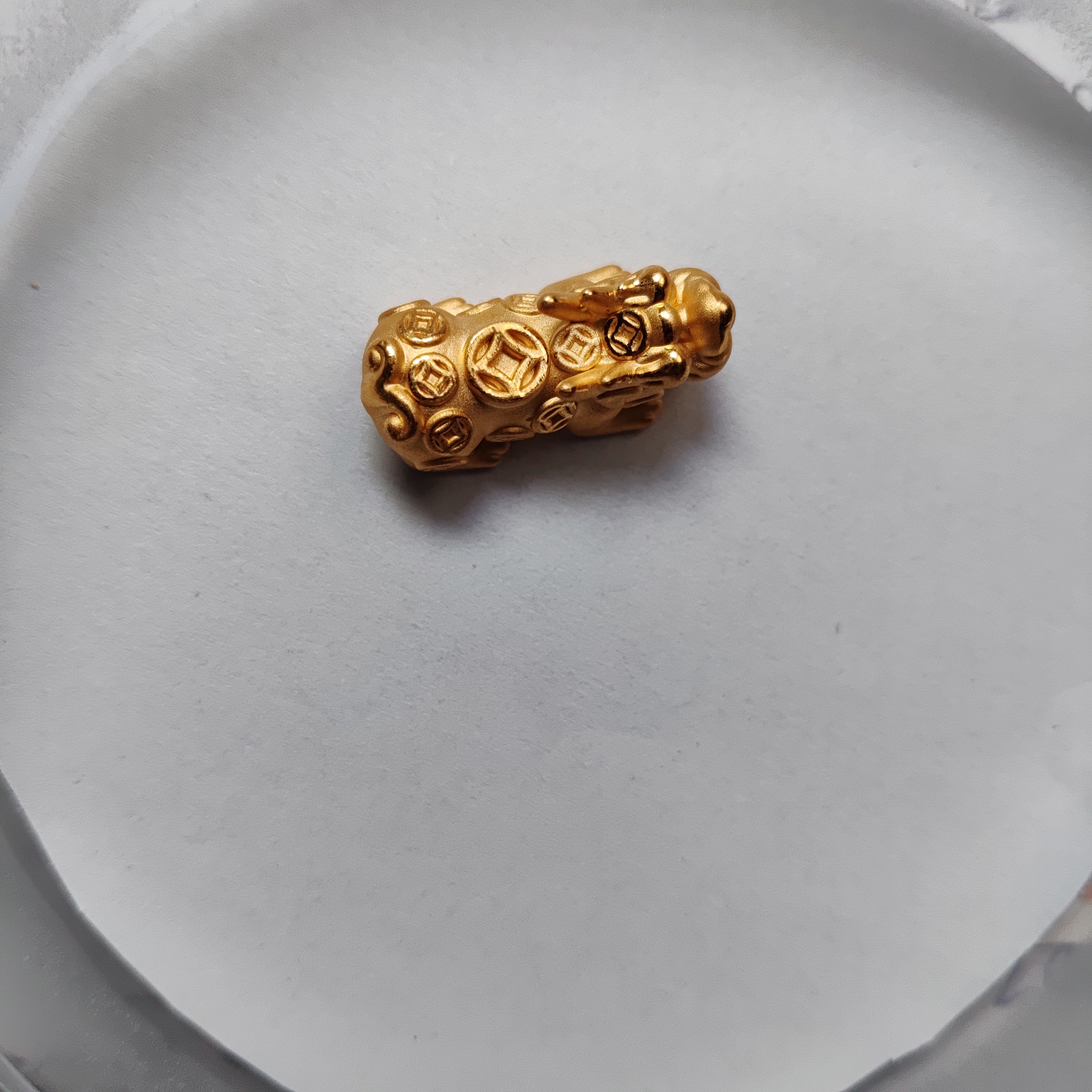 金元宝足金999貔貅珠子首饰