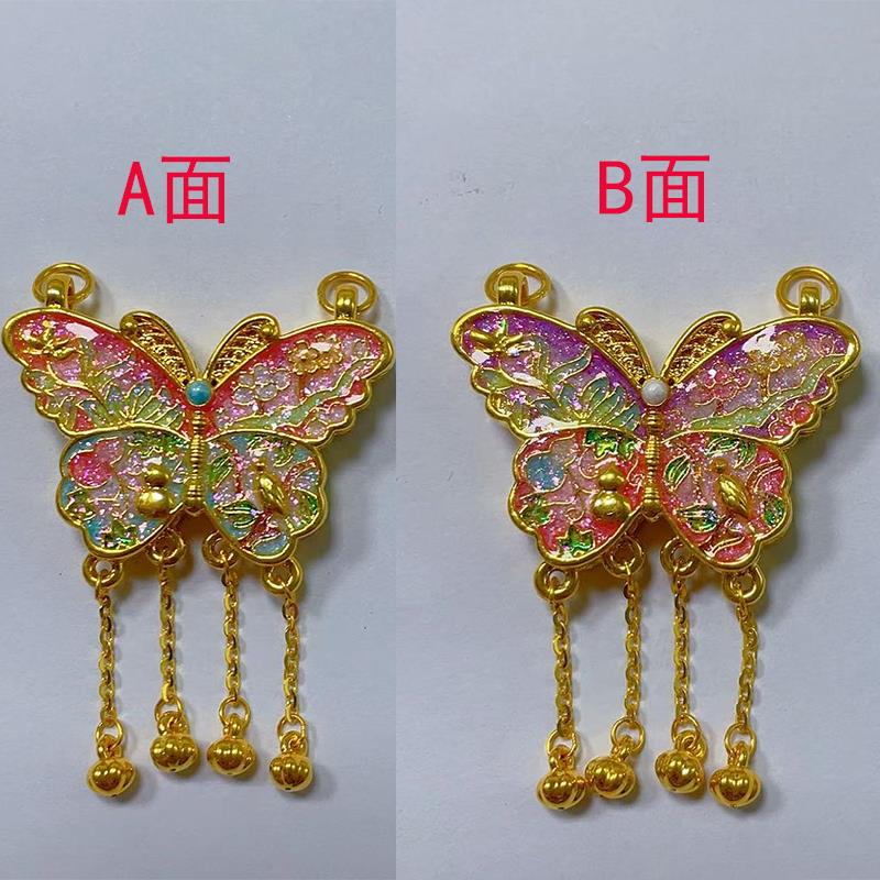 【敏敏专享】足金999投资金 喜上眉梢蝴蝶吊 HJD1327