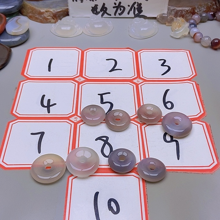 【闪购商品】未镶嵌玛瑙/玉髓珠宝半成品明**性