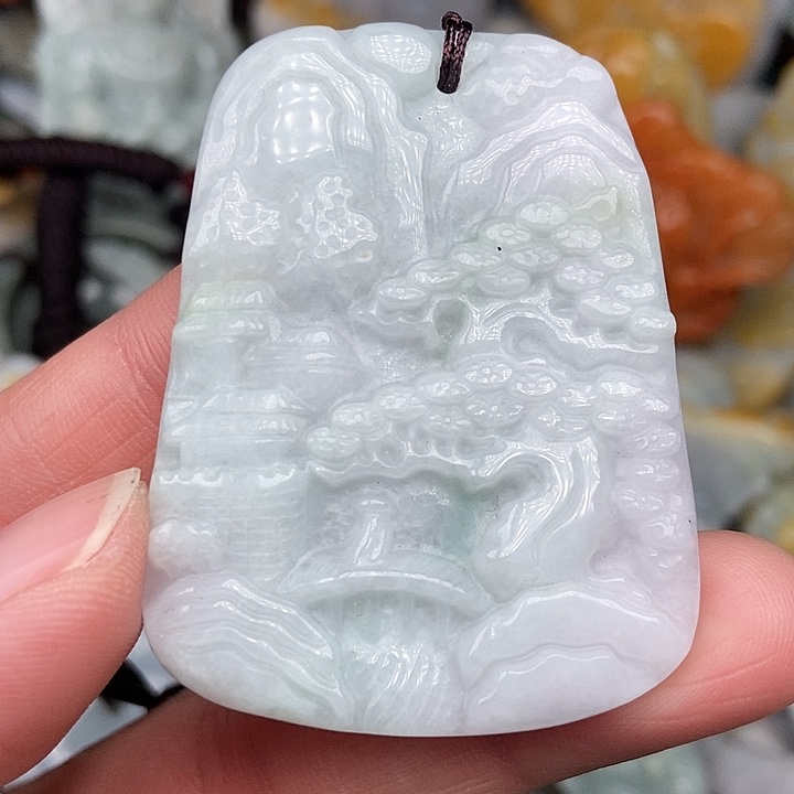 颈饰未镶嵌翡翠翡翠