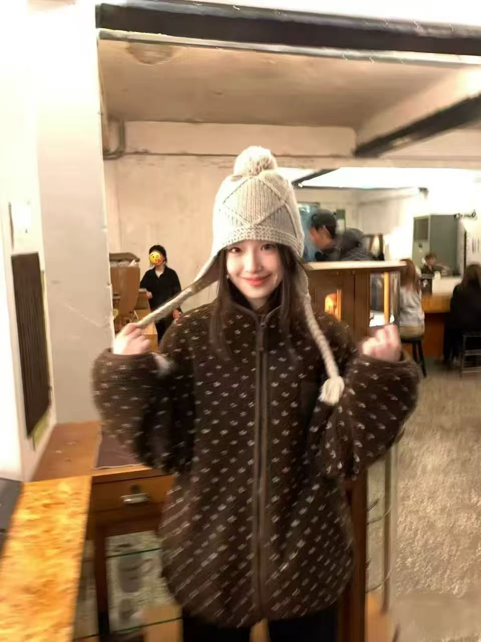 【张张家】Y061-Y100韩版休闲.宽松慵懒毛衣ins潮流秋冬小香风T恤