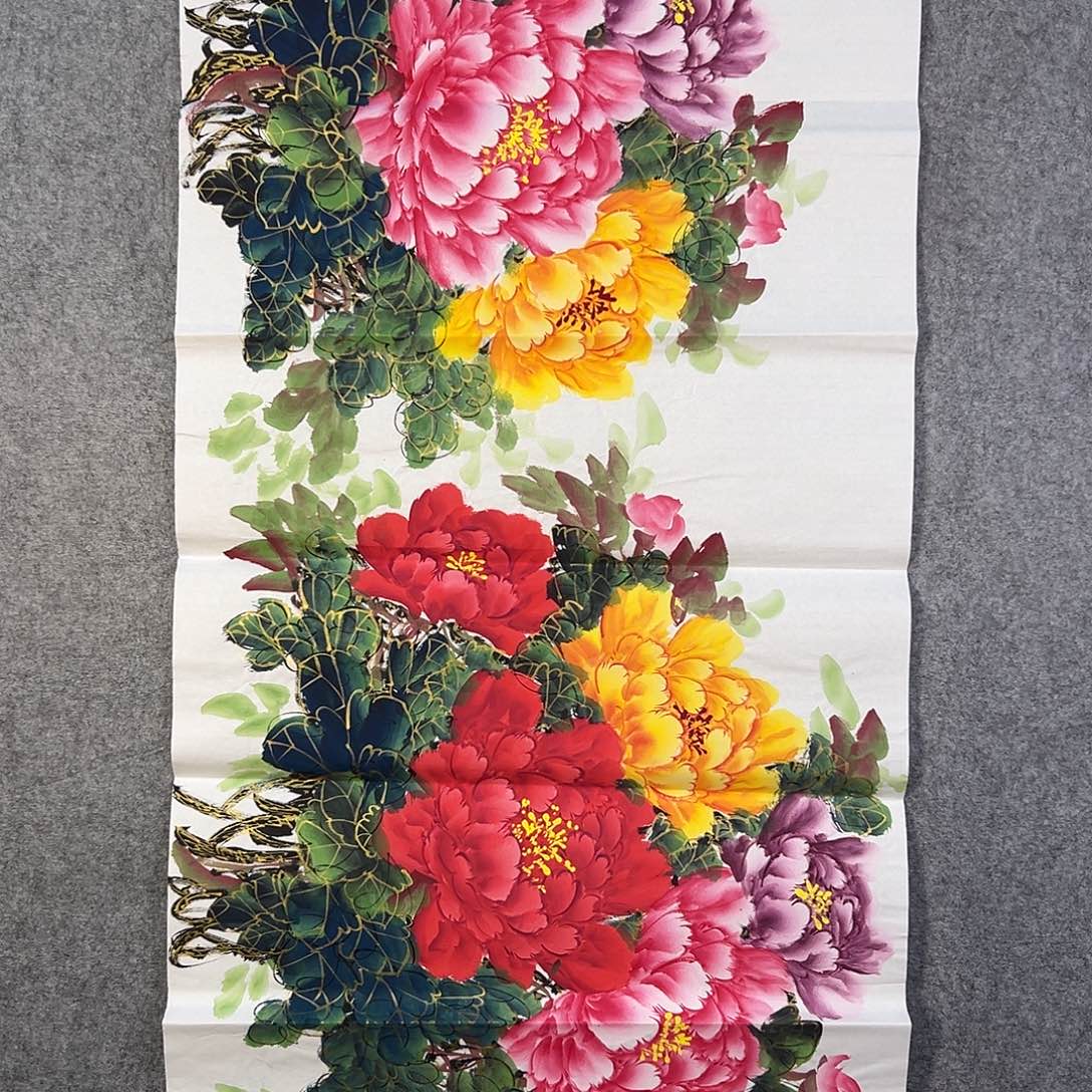 国画420 花鸟在此处飞翔也不