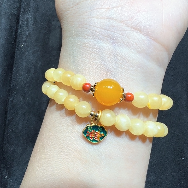 和田玉（糖玉）手链未镶嵌