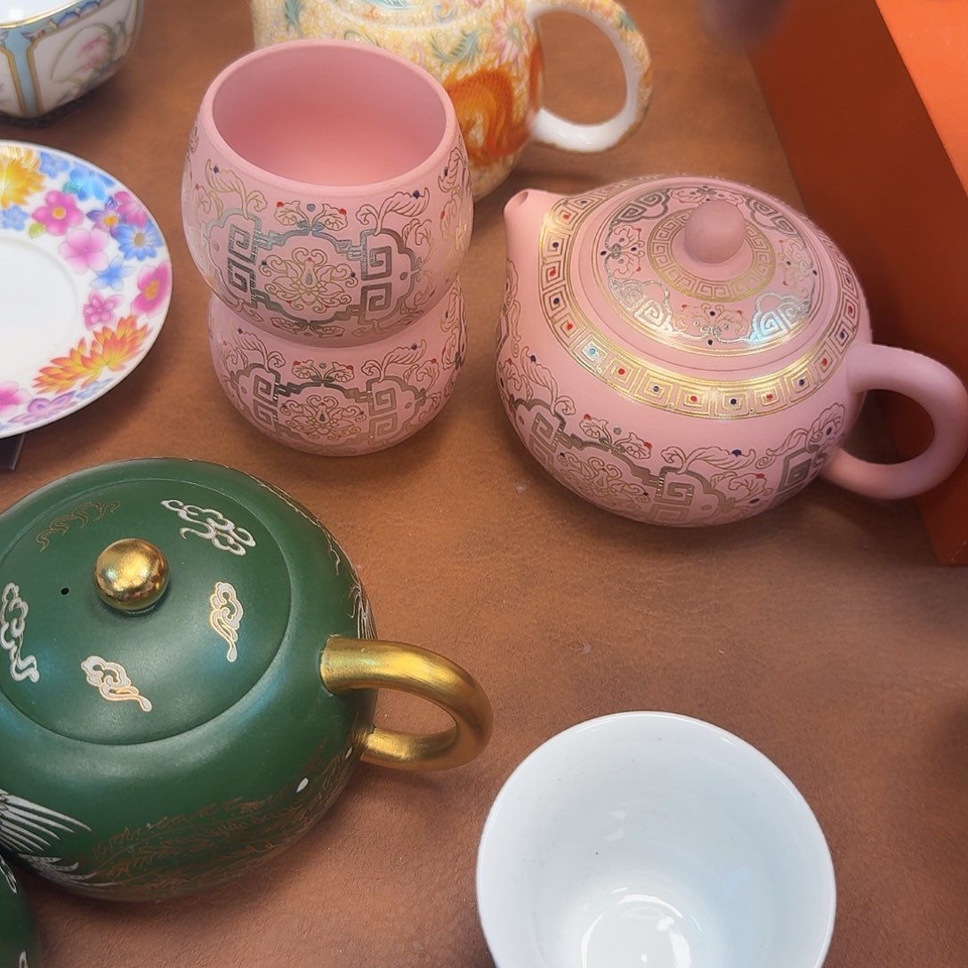 宝***夜粉紫砂➕2个杯子组合