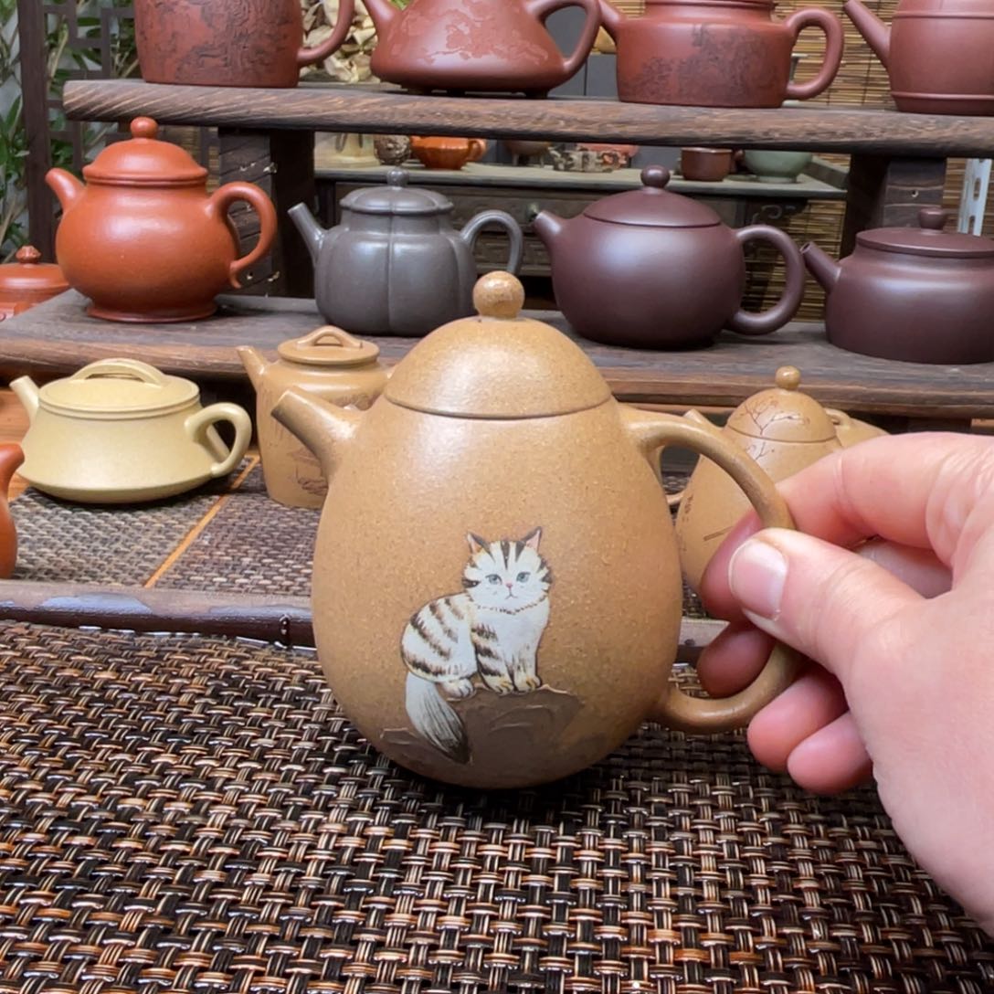 茶壶紫砂宜兴原矿紫砂手工制220