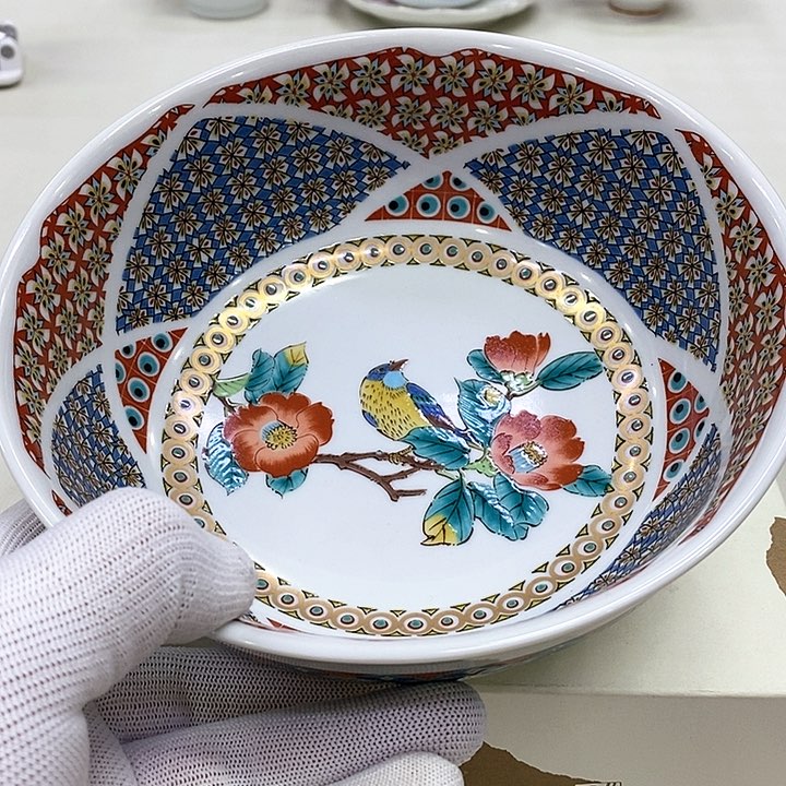 摆件进口瓷器九谷