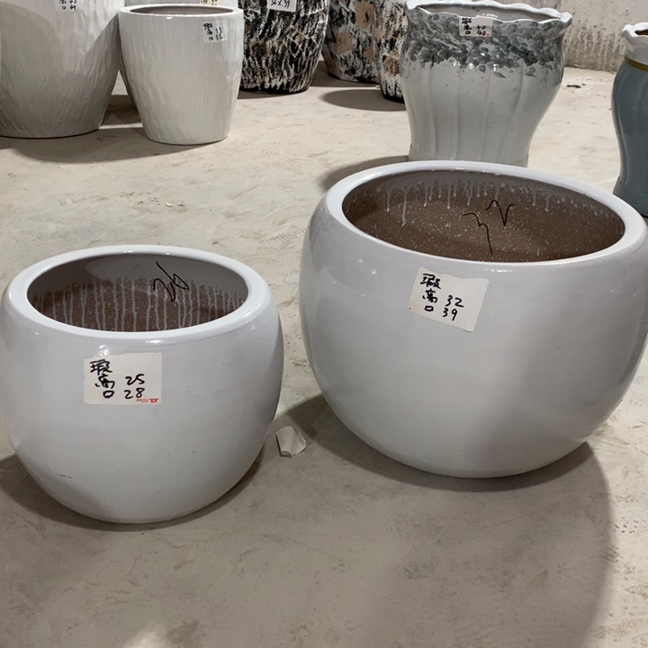 【闪购商品】红陶高温陶瓷花盆默认瑕疵