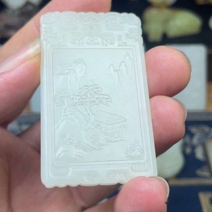 颈饰未镶嵌和田玉