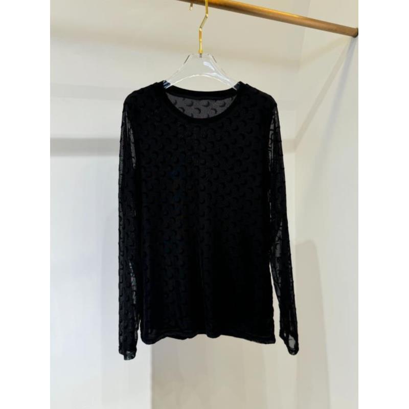 【深圳霞姐】秋季定制大码女装月亮黑色长袖上衣打底