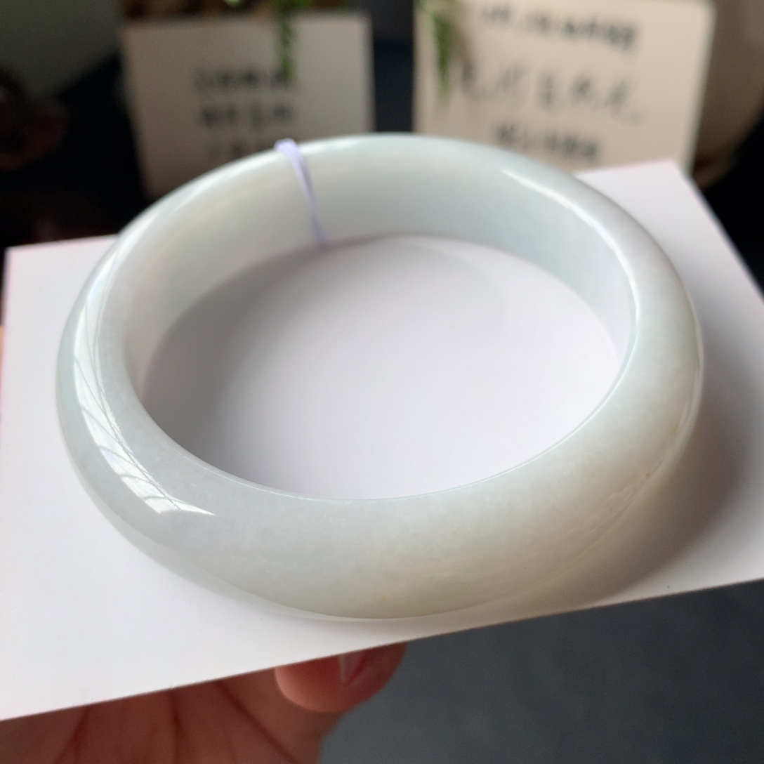 翡翠未镶嵌手镯24号55.3-12.6-8.2