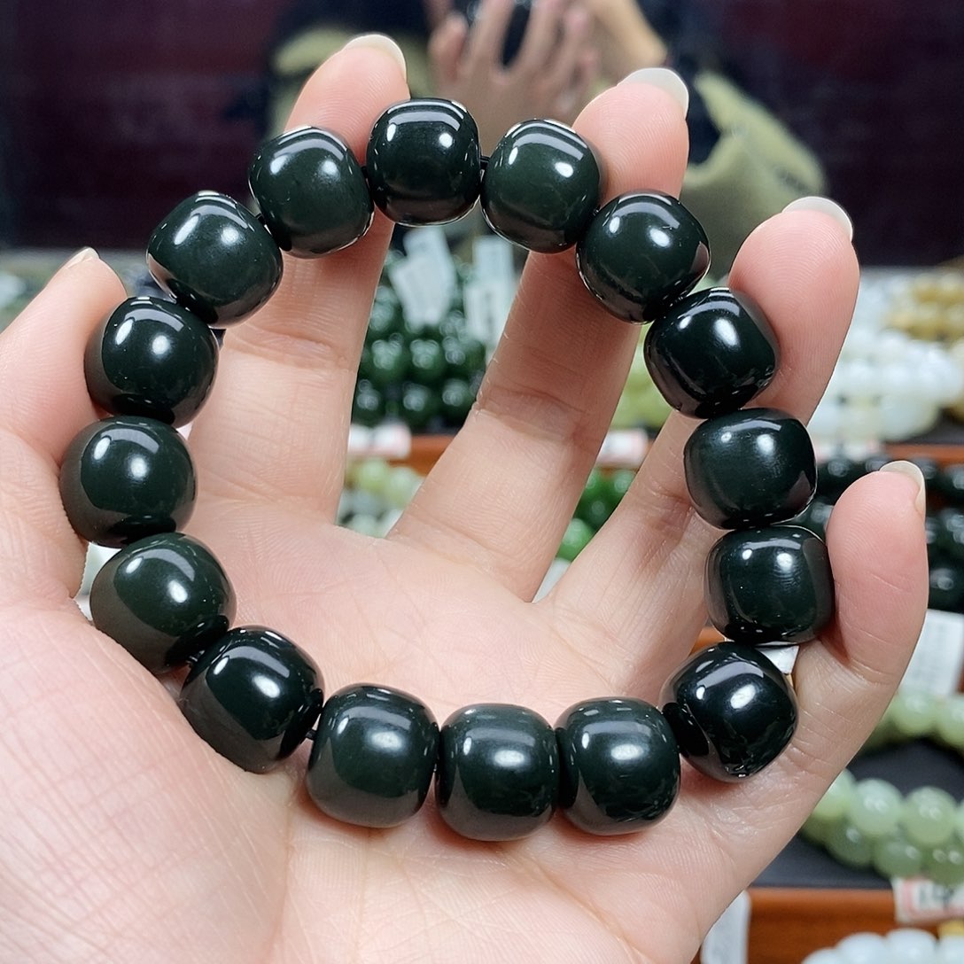 和田玉手链未镶嵌