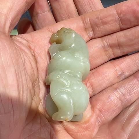 未镶嵌和田玉（糖玉）珠宝奇石牧*
