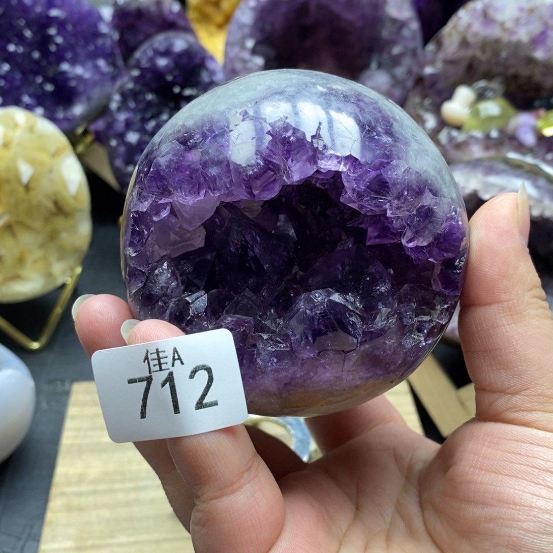 未镶嵌大型摆件（非配饰）紫晶跳****界