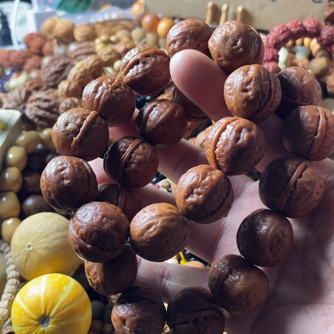 手链未镶嵌和田玉（糖玉）两件套