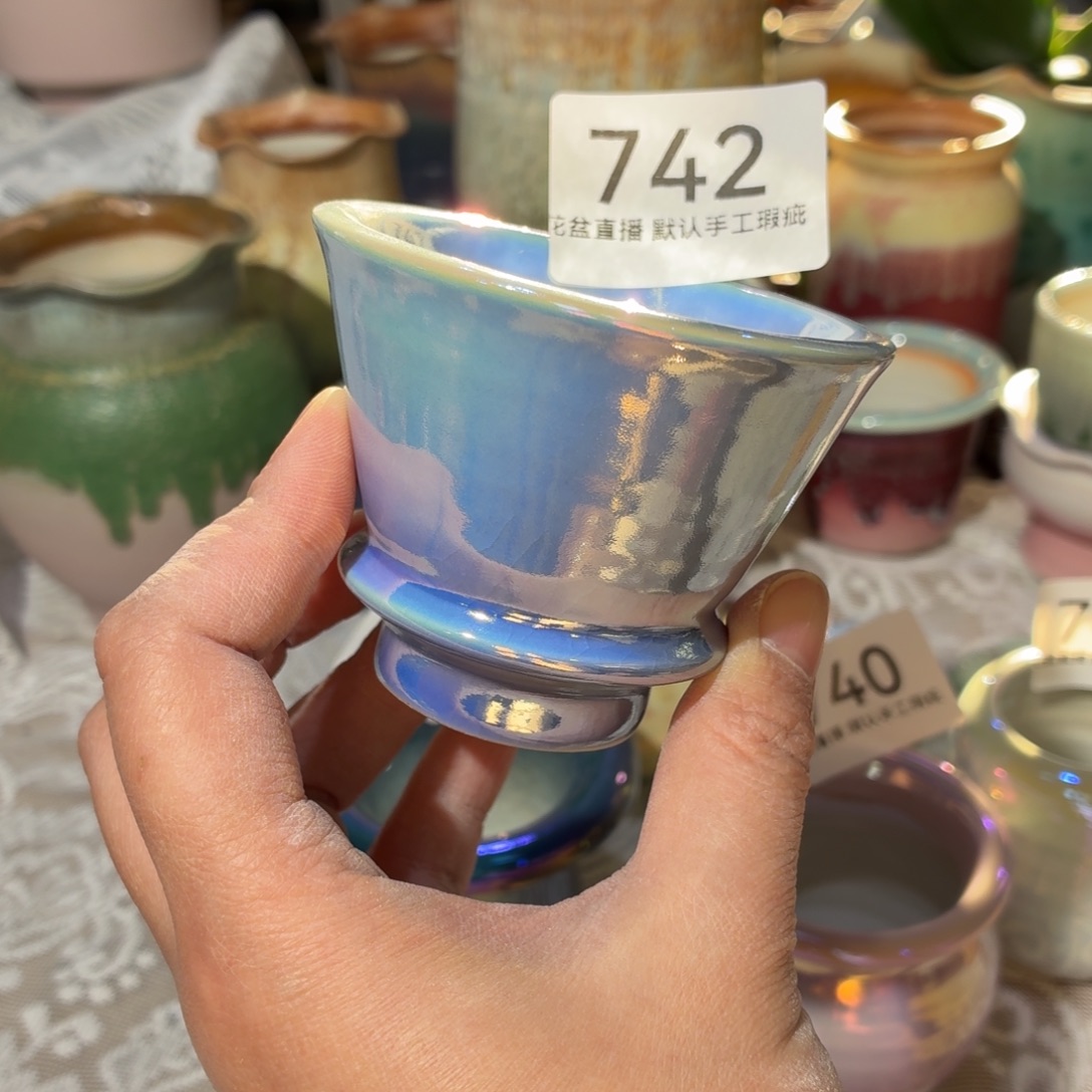 瑕疵景德镇陶瓷花盆