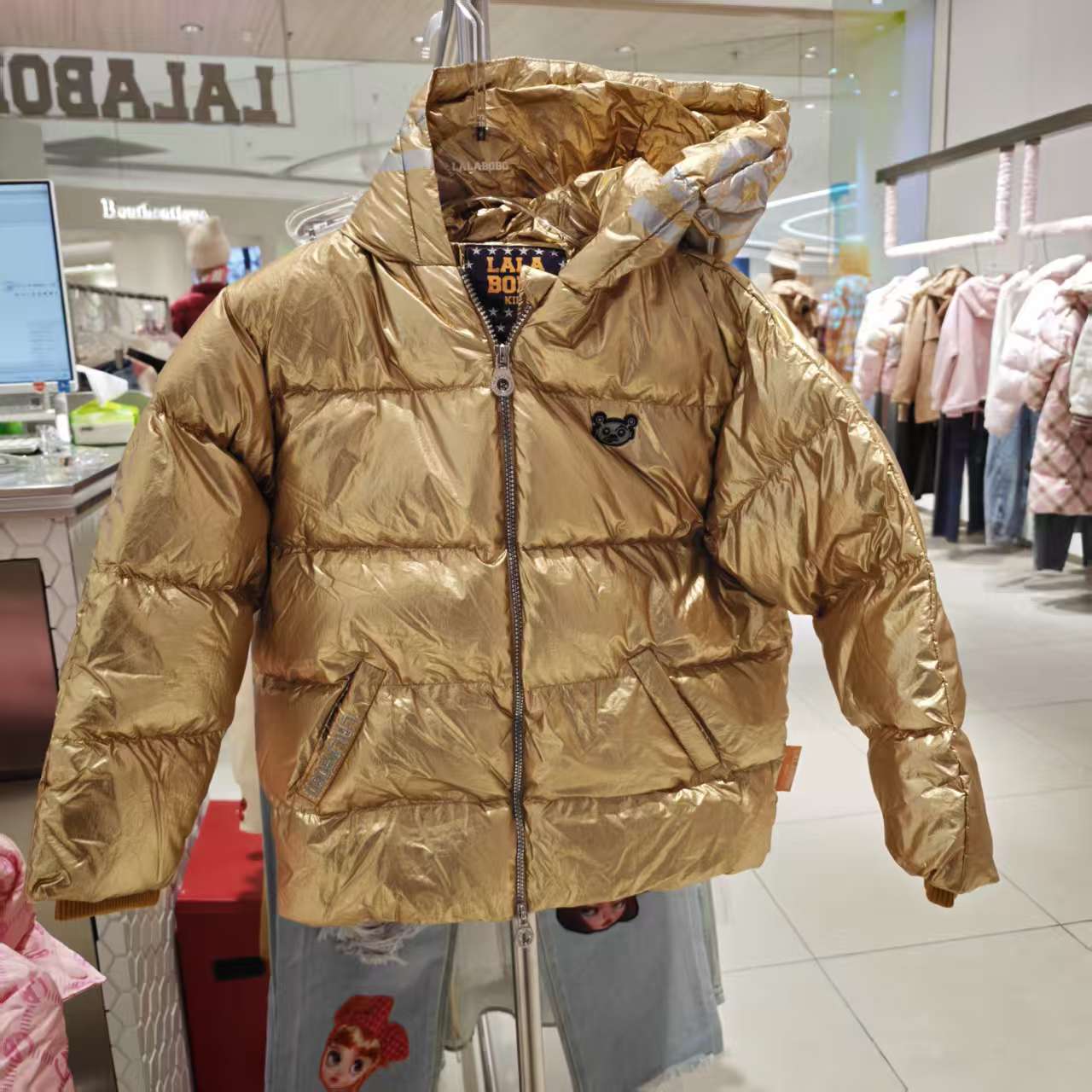 南京【微瑕不退不换】LABO黑金一手长羽绒服（童）L19D-KWYW11