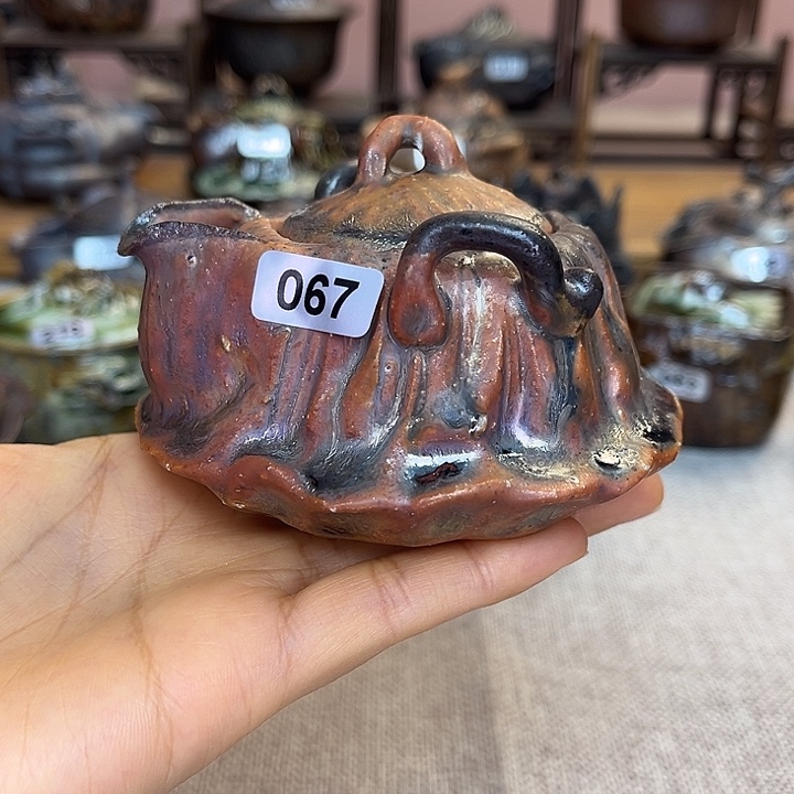 裸柴烧陶瓷手工茶器