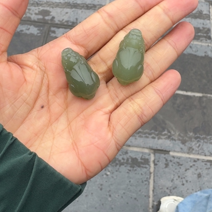 和田玉未镶嵌吊坠(不含链)