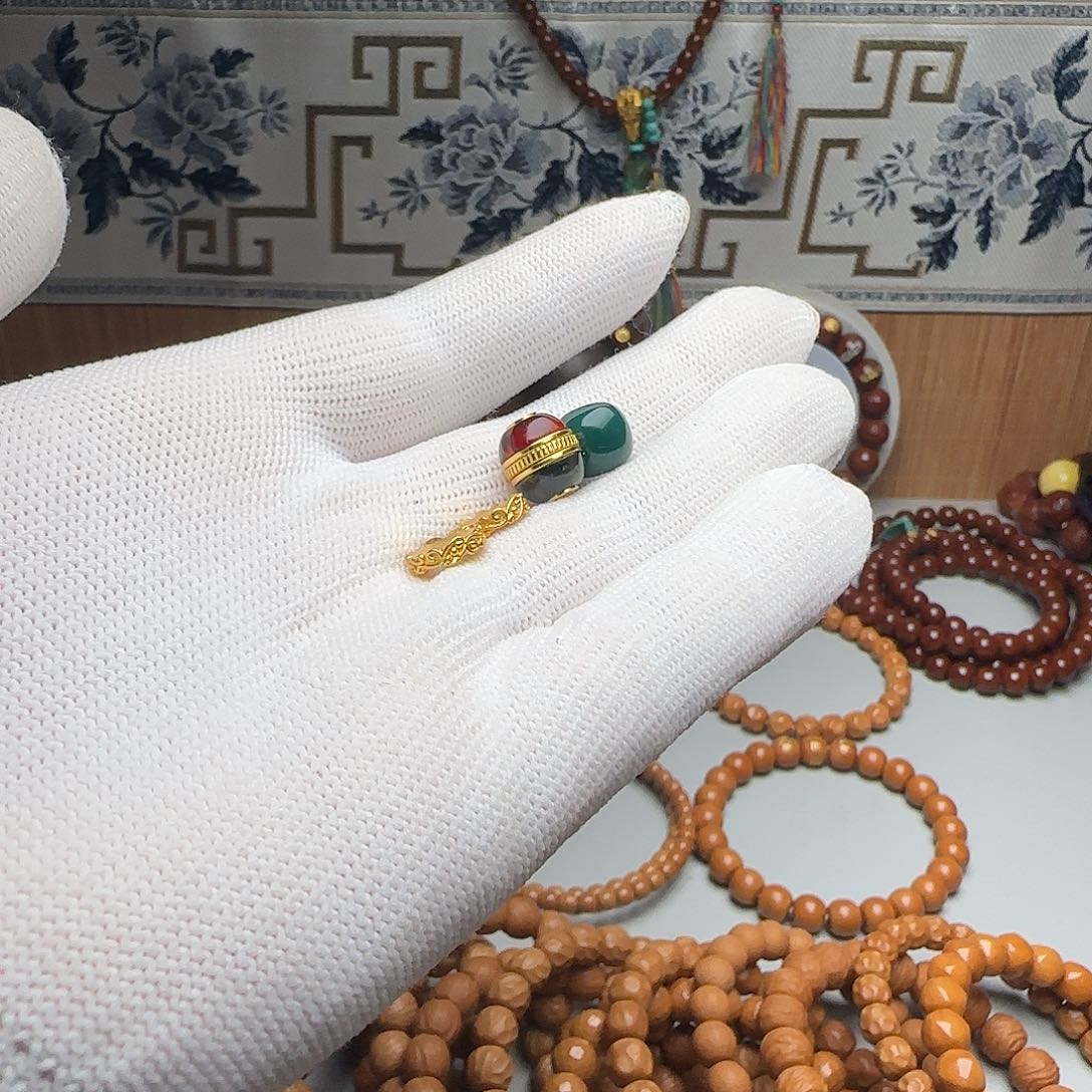 你***γ手串猴头核桃配饰➕金标，金标定制不支持退换