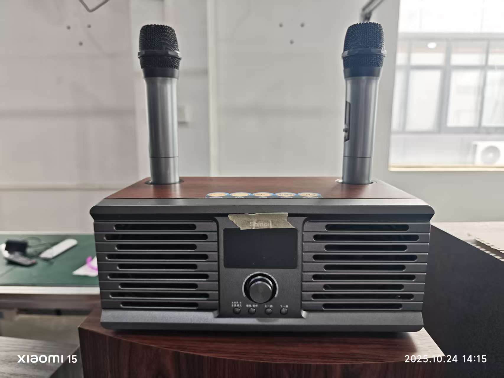 USB蓝牙连接KTV迷你复古唱歌蓝牙音响多功能声霸