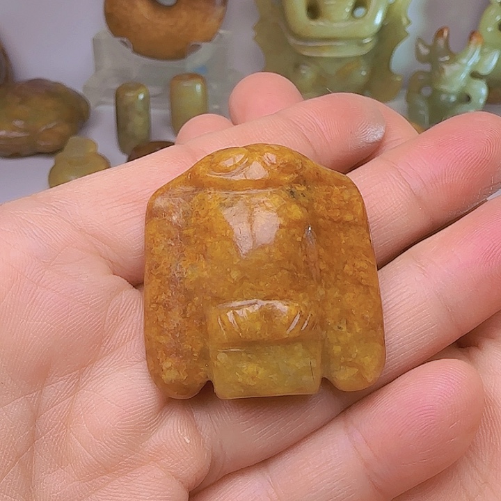 和田玉吊坠(不含链)未镶嵌
